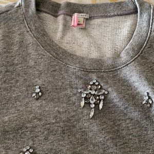 Jeweled sweatshirt